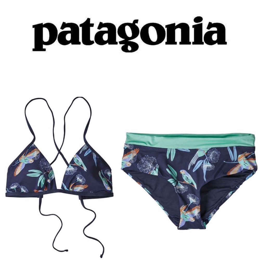 NWT Patagonia Parrot Bikini Set
